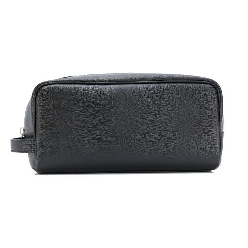 PU leather travel organizer bags toiletry cosmetic bags with hand strap