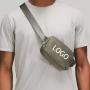 Custom Sling Waist Running Belt Bag Nylon Unisex Phone Fanny Pouch Crossbody Lemon Mini Belt Bags with Adjustable strap