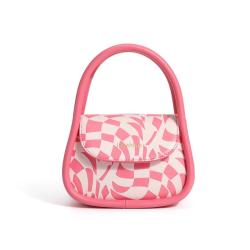 2024 Vegan Leather Women Purses And Handbags Fashion Ladies Handbag With Geometry Design
