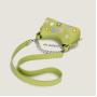 2024 Custom Leather Shoulder Crossbody Bag For Women Sling Bag With Metal Flowers Charm