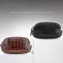 Custom Made Luxury Mini Carteras Genuine Crocodile Ostrich Skin Leather Pop It Coin Purses Credit Card Wallets