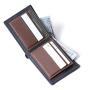 ZR730 Men Short Wallet Card Holder Card Positions Case Open Frosting Purse Retro Money Clip Billfold Dollars PU Open Wallet