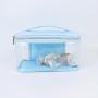 Women Men Open Top Handle Cosmetic Bags Clear Window Pouch Travel Makeup Storage Organizer Transparent PVC Travel Toiletry Bag