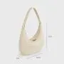 New Arrival OEM ODM Handbag High Quality PU Leather Women Shoulder Bags Trendy Fashion Half Moon Ladies Bag