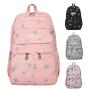 Promotional Sale 2024 New Multi Color Student School Bag Fresh And Sweet Print Nylon Backpack