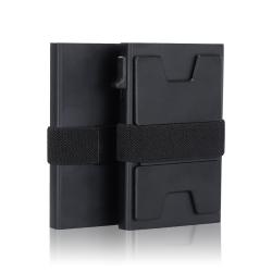 Minimalist Wallet for Men Slim Aluminum Metal Money Band Wallet With Cash Clip
