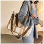 ZR743 Woman Bag Handbag Retro Canvas Fashion Female Portable High Quality Shoulder Underarm Bag Girl Versatile Tote Bag Shopping