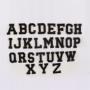 Keymay RTS Fast Shipping Lightweight A-Z Alphabet Varsity Letter Patches Self Adhesive Chenille Stickers Chenille Letters