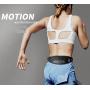 HR049 Dumpling Shaped Running Waist Bag Elastic Woven Oxford Zipper Reflective Bag Outdoor Running Waterproof Phone Storage Bag