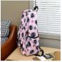 HR353 Graffiti Trend College Students Outdoor Bag Nylon Travel Computer Couple Casual Backpack Waterproof Neutral Backpack