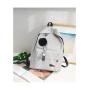 Student Backpack Street Trend Oxford Cloth Multifunctional Schoolbag Large Capacity Portable Leaf Design Fashionable