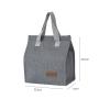 Multifunctional Waterproof Soft Custom Logo Aluminum Foil Insulated Bento Lunch Bag Outdoor Picnic Cooler Bag