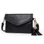 Wholesale Vintage Bags for Women Soft Leather Crossbody Shoulder Purses Messenger Handbags Ladies Shoulder Tassel Bag