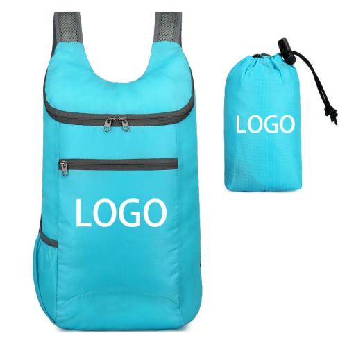Custom Outdoor Camping Hiking Travel Daypack Ultra Lightweight Foldable Rucksack Water Resistant Backpack For Men And Women