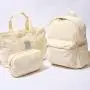 Girls and Boys Classic School Bags Light Weight ONE Size Corduroy Kids School Backpack