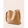 Women's niche high-end new cowhide bucket bag with large capacity single shoulder crossbody bag