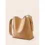Women's niche high-end new cowhide bucket bag with large capacity single shoulder crossbody bag