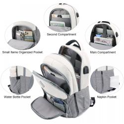 LOVEVOOK 14.3 15.6 17 in Laptop Backpack Water Resistant Travel Backpacks for Women Men, College School Backpack Student Bookbag