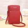 2024 New Touch screen Mobile Phone Bag Small Mini Single Shoulder Crossbody Bag Zipper Wallet Fashion Mobile Phone Messenger Bag