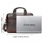 ZWY307 Wholesale Men Vintage Business Genuine Leather Briefcase Daily Work Travel Portable Laptop Bag Customizable LOGO Handbag