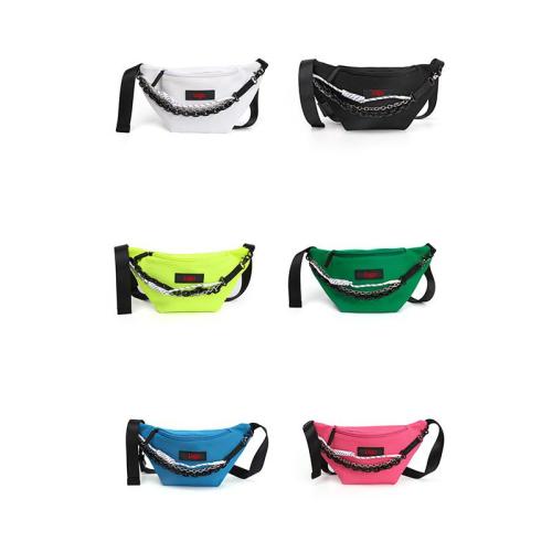 2024 Custom Logo Nylon Fanny Pack Waist Bag For Women Fashion With Two Chains