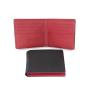 Wholesale leather wallet men card holder carbon fiber bifold wallet pu wallets for men