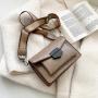 2023 new mini handbags women fashion ins ultra fire retro wide shoulder strap messenger bag purse simple style Crossbody Bags