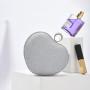 New arrival rhinestone bags women evening bags glitter wedding party handbags heart shape purse lady clutch bag