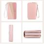 OEC004 Hot Sale Fashion Design Women Wallet Long Handhelding Wallet Double Zipper Coin Purse Business ID Bank Credit Card Holder
