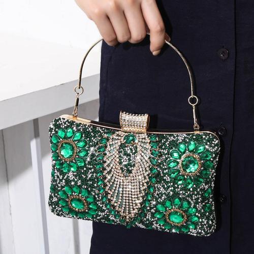 New diamond evening bag banquet dress handbag crossbody small square bag female small clutch bag