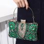 New diamond evening bag banquet dress handbag crossbody small square bag female small clutch bag