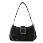 Simple Retro Underarm Bag 2024 New Fashion Trend Casual Shoulder Bag Canvas Casual Texture Crossbody Women's Bag