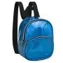 Travel College Students Backpack Daypacks Custom Laser Holographic PU Leather School Bag Bookbags