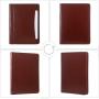 Premium Stylish File Folder PU Leather A4 Portfolio Cover Folder Zipper Closure