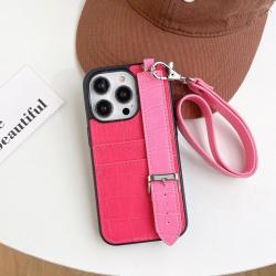 Custom Name Design Logo Back Cover Genuine Leather Mobile Cell Phone Cases For Iphone 14 15 Pro Max Plus Phone Case Bulk