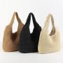Hot selling fashion straw woven large capacity beach leisure women's bag sac main femm sac