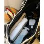 HR345 INS Dumplings Sweet Cool Lacquer Leather Underarm Bag Women's New Fashion Metal Chain Spicy Girl Versatile Shoulder Bag
