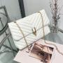 2024 Ladies Embroidered Wavy Bag Single Strap Fashionable Portable Ladies Bag Ladies Wholesale Joker Bag Chain Foreign Trade