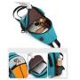 New Fashion Waterproof Chest Bag Men Women Messenger Bags Custom Logo Crossbody Bag With Headphone Hole