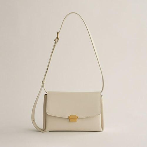 2024 New Korean Style Retro Pu Vegan Leather Women's Shoulder Handbag Large Capacity Lattice Handbag for women