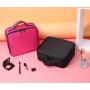 HR431 New Partition Handheld Makeup Bag PVC Film Covering Layer Printed Storage Bag Solid Color Oxford Fabric Embroidery Bag
