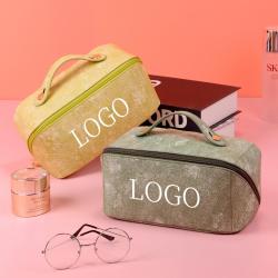Custom Toiletry Pouch Luxury Beauty Makeup Bag Pretty Gorgeous Waterproof Travel Outdoor Soft PU Cosmetic Bags