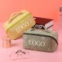 Custom Toiletry Pouch Luxury Beauty Makeup Bag Pretty Gorgeous Waterproof Travel Outdoor Soft PU Cosmetic Bags