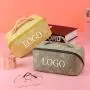 Custom Toiletry Pouch Luxury Beauty Makeup Bag Pretty Gorgeous Waterproof Travel Outdoor Soft PU Cosmetic Bags