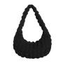 2024 Popular Fashion Simple Temperament Pleated Armpit Bag Women's Shoulder Bag Female Handbag Tote Bag