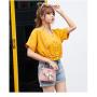 Lychee patterned silk scarf handbag Pu Leather 2024 New Wholesale Factory women's small shoulder crossbody bags Small square bag