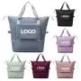large capacity expandable waterproof dry/wet separation storage shoulder sports overnight tote foldable travel bag