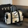 ZR924 New Leisure Travel Bag Fashion Outdoor Sports Shoulder Bag Oxford Cloth Wear-resistant Foldable luggage Fitness Bag