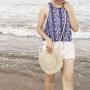 Bolsos New Fashion Zipper Straw Bag Hand-made Paper Rope Cross Body Bag Round Tassel Weave Bag