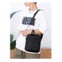 Best Seller Men  Mini Square  Bags China  Oxford Cloth Wholesale Shoulder Crossbody Bags Pure Color Waterproof Bag